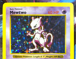 Mewtwo 010/102 Pokemon Base Set (Shadowless) BEAUTIFUL HOLO WOTC - Image 1