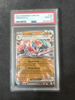 2024 Pokemon Twilight Masquerade EN Greninja Ex - Image 1