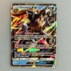 Pokemon TCG Greninja GX SM197 Holo Ultra Rare Black Star Promo LP/NM - Image 1