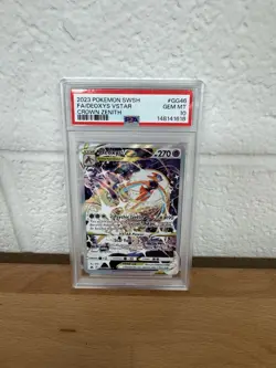 2023 POKEMON SWORD & SHIELD CROWN ZENITH #GG46 FULL ART/DEOXYS VSTAR PSA 10 - Image 1