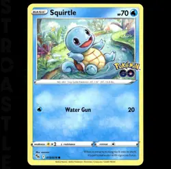 Squirtle 015/078 Pokémon GO - Common - Pokémon Card TCG - Image 1