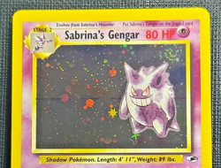 2000 Pokemon Sabrina's Gengar 14/132 *MEGA SWIRL* Gym Heroes Holo Rare Unlimited - Image 3