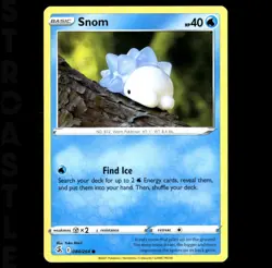 Snom 084/264 Sword & Shield Fusion Strike  - Common - Pokémon Card TCG - Image 1