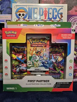 Pokemon TCG First Partner Illustration Collection Series 1 Sealed Box - Image 1