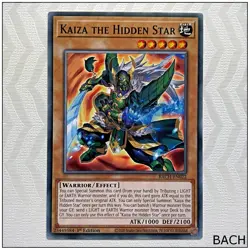 Kaiza the Hidden Star - BACH-EN022 - Common 1st Edition Yugioh - Image 1