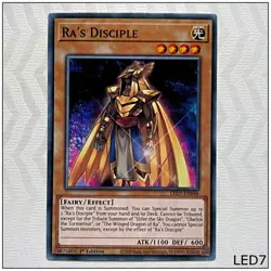 Ra's Disciple - LED7-EN046 - Common 1st Edition Yugioh - Image 1
