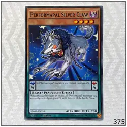 Performapal Silver Claw - SDMP-EN010 - Common 1st Edition Yugioh - Image 1