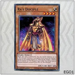 Ra's Disciple - EGO1-EN015 - Common 1st Edition Yugioh - Image 1