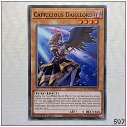 Capricious Darklord - ROTD-EN023 - Common 1st Edition Yugioh - Image 1