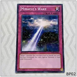 Miracle's Wake - BP02-EN206 - Mosaic Rare 1st Edition Yugioh - Image 1