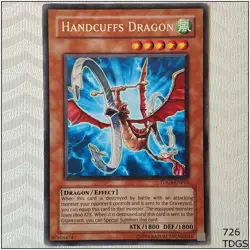 Handcuffs Dragon - TDGS-EN013 - Rare Unlimited Yugioh - Image 1