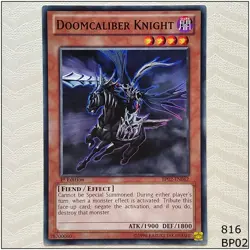 Doomcaliber Knight - BP02-EN062 - Common 1st Edition Yugioh - Image 1