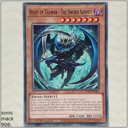 Beast of Talwar - The Sword Summit - SUDA-EN087 - Common 1st Edition Yugioh - Image 1