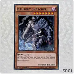 Illusory Snatcher - SR01-EN016 - Common 1st Edition Yugioh - Image 1