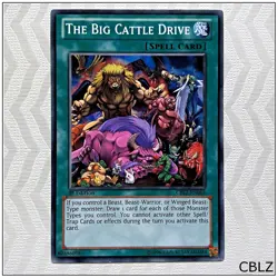 The Big Cattle Drive - CBLZ-EN063 - Common 1st Edition Yugioh - Image 1