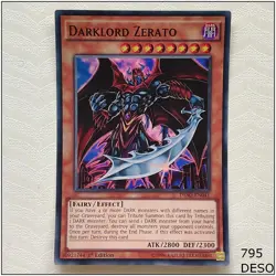 Darklord Zerato - DESO-EN041 - Super Rare 1st Edition Yugioh - Image 1
