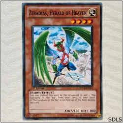 Zeradias, Herald of Heaven - SDLS-EN019 - Common 1st Edition Yugioh - Image 1