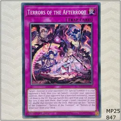 Terrors of the Afterroot - MP25-EN325 - Common 1st Edition Yugioh - Image 1