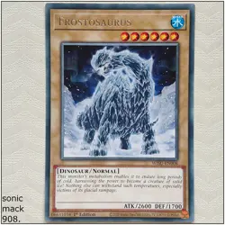 Frostosaurus - WISU-EN008 - Rare 1st Edition Yugioh - Image 1
