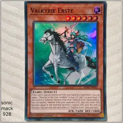 Valkyrie Erste - SHVA-EN003 - Super Rare 1st Edition Yugioh - Image 1
