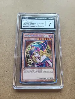 2012 Yu-Gi-Oh! LCYW-EN022 Dark Magician Girl 1st Edition-GCG 7 NM-MINT-Secret - Image 1