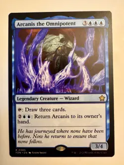 ARCANIS THE OMNIPOTENT mtg Foundations 1 Rare - Image 1