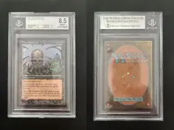 FOIL Necropotence DECKMASTERS Mtg NEAR MINT Graded BGS 8.5 BASIC++ (10/8.5/9/8) - Image 1