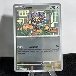 Aipom 078/094 Phantasmal Flames Reverse Holo Pokemon TCG NM - Image 1