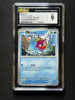CUSTOM LISTING for buyer. 2 Cgc Graded Pokemon Misprint - Image 2