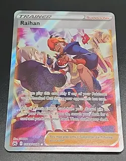 Pokemon Raihan GG65/GG70 SWSH Crown Zenith Galarian Gallery Full Art Trainer - Image 3