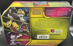 Pokemon TCG: Mewtwo & Mew GX Tag Team Power Partnership Tin Factory Sealed - Image 4