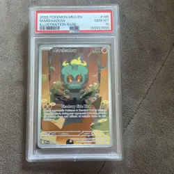 Marshadow 146/132 PSA 10 Gem Mint Illustration Rare Mega Evolution 2025 Pokemon - Image 1