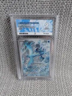 Pokemon TCG Journey Together Articuno Card 161/159 Illustration Rare Ace Mint 9 - Image 1