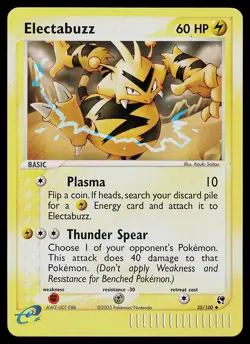 Pokemon Card - Electabuzz Sandstorm 35/100 Reverse Holo Uncommon - Image 1