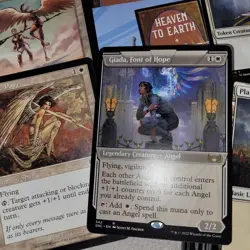 Commander Magic Deck MTG Cards = Whole Pure White Giada, Font of Hope **ANGELS** - Image 1