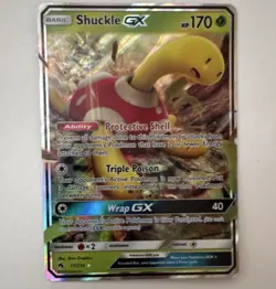 Pokemon Shuckle GX 171/214 Ultra Rare Full Art Holo Card SM Lost Thunder 170 HP - Image 1