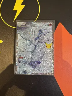Pokemon TCG Reshiram Celebrations Full Art Card 113/114 Rare Card best - Image 1