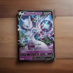 Mewtwo V 030/078 Pokemon Go NM Ultra Rare Pokemon Card - Image 1
