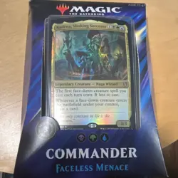Magic: The Gathering Commander Faceless Menace Deck 100 Cards Kadena English - Image 1