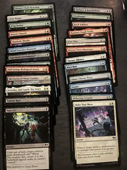 MTG TMNT 25-Card Common Lot - No Duplicates - Image 1
