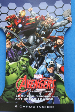 UPPER DECK MARVEL AVENGERS TRADING CARDS 1 SLEEVED PACK SEALED - Image 2