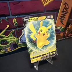Pokemon Card Pikachu V SWSH198 Promo Sword & Shield Promo Card NM - Image 2