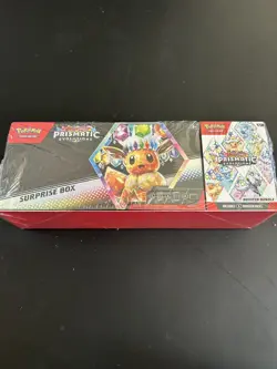 Pokemon TCG S&V Prismatic Evolutions Surprise Box & Booster Bundle Sam’s Club - Image 1
