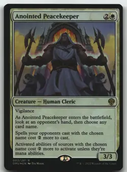 Anointed Peacekeeper foil R Dominaria United 2 LP - Image 1