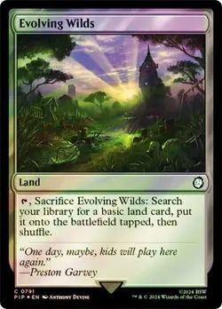 Evolving Wilds SURGE FOIL - 0791 - Common - Fallout PIP MTG - Image 1