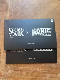Magic the Gathering - Secret Lair x Sonic - Turbo Gear NON-FOIL - New/Sealed - Image 1