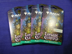Magic the Gathering Lorwyn Eclipsed Play Booster Pack Lot of 4 New 2026 - Image 1