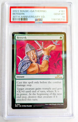 MTG 30th ANNIVERSARY Berserk PSA GRADE 10 - Image 1