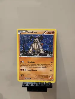Pokemon TCG Terrakion 84/113 Holo Rare Legendary Treasures - Image 1