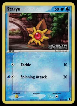 Pokemon Card - Staryu Delta Species 84/113 Reverse Holo Stamped - Image 1